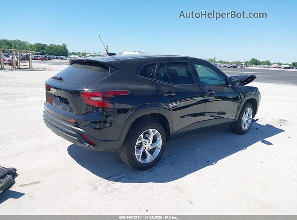 KL77LFEPXSC243246 2025 CHEVROLET TRAX Black Հետևի աջ