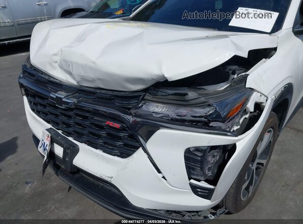 KL77LGE25RC233664 2024 CHEVROLET TRAX White Vista del cuadro de instrumentos