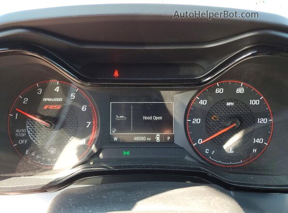 KL77LGE26RC098341 2024 CHEVROLET TRAX Orange Սարքավորումների վահանակի տեսք