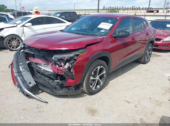 KL77LGEP1SC301251 2025 CHEVROLET TRAX Red 