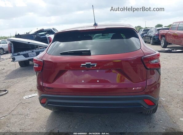 KL77LGEP1SC301251 2025 CHEVROLET TRAX Red 