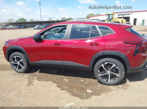 KL77LGEPXSC205084 2025 CHEVROLET TRAX Maroon სალონის 360-გრადუსიანი ხედი