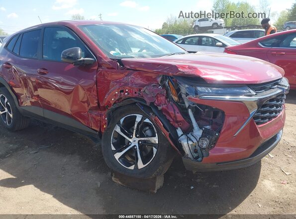 KL77LGEPXSC205084 2025 CHEVROLET TRAX Maroon 