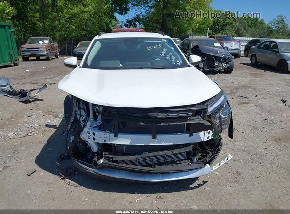 KL77LHEP1TC017030 2026 CHEVROLET TRAX White Widok zestawu wskaźników