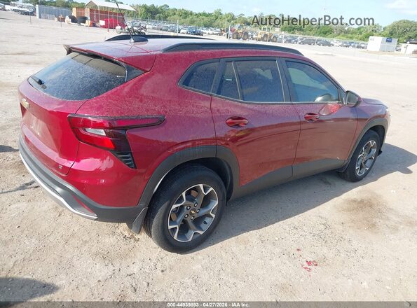KL77LHEP4SC145650 2025 CHEVROLET TRAX Burgundy Tył prawy