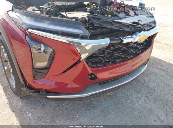 KL77LHEP4SC145650 2025 CHEVROLET TRAX Burgundy Widok z przodu