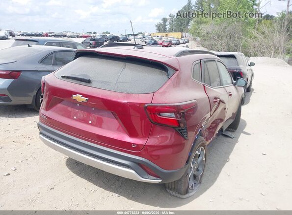 KL77LHEP6SC238301 2025 CHEVROLET TRAX Красный Задняя правая четверть