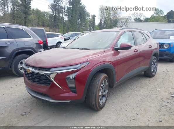 KL77LHEP6SC238301 2025 CHEVROLET TRAX Красный Передняя левая четверть
