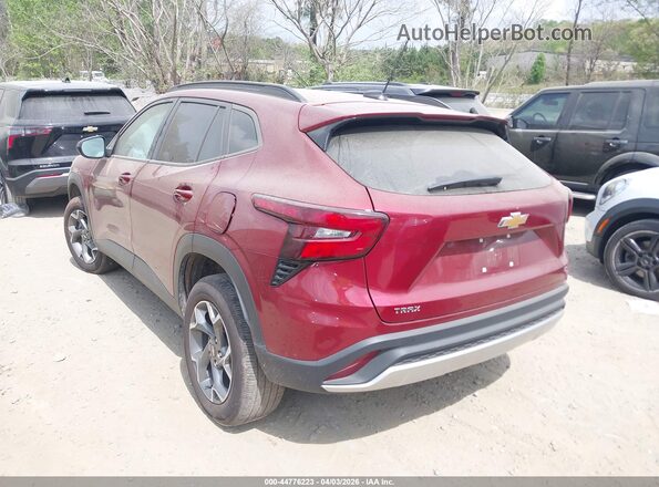 KL77LHEP6SC238301 2025 CHEVROLET TRAX Красный Задняя левая четверть