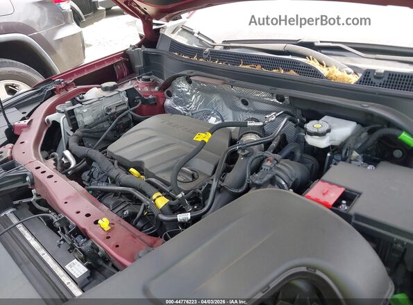 KL77LHEP6SC238301 2025 CHEVROLET TRAX Красный Вид сзади