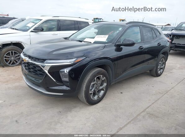 KL77LHEPXSC241587 2025 CHEVROLET TRAX Black Առջևի ձախ երեք քառորդ տեսարան