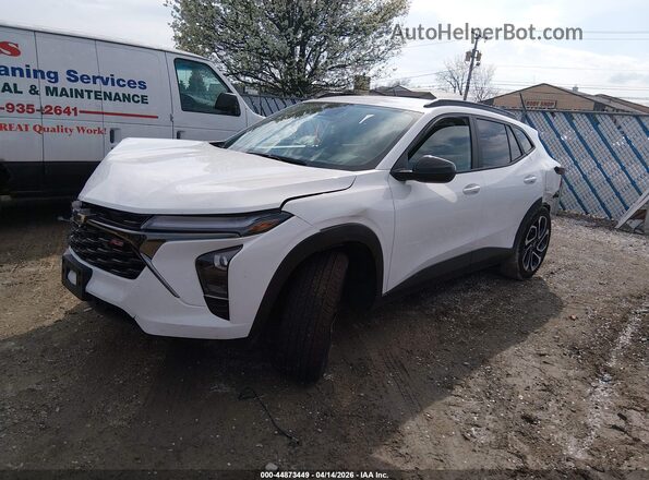 KL77LJEP5SC063837 2025 CHEVROLET TRAX White Przód lewy