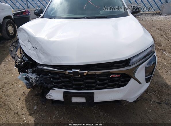 KL77LJEP5SC063837 2025 CHEVROLET TRAX White Widok zestawu wskaźników