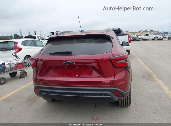 KL77LJEP8SC295977 2025 CHEVROLET TRAX Red 