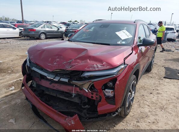KL77LJEP9SC122484 2025 CHEVROLET TRAX Красный Вид спереди
