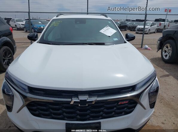KL77LJEPXSC281000 2025 CHEVROLET TRAX White Սարքավորումների վահանակի տեսք