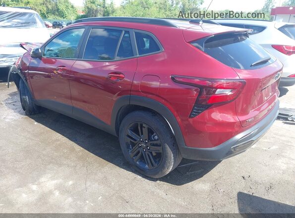 KL77LKE2XRC115449 2024 CHEVROLET TRAX Maroon Trasero izquierdo