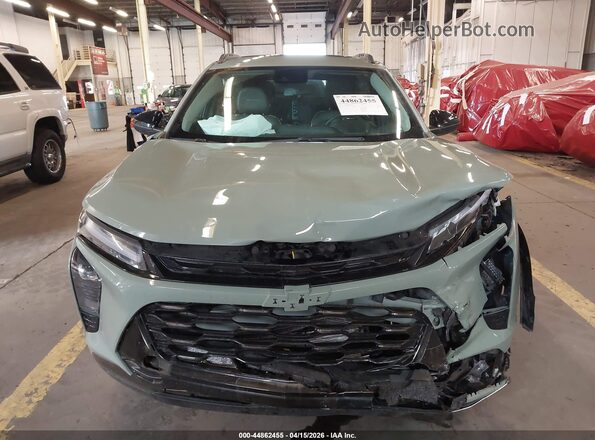 KL77LKEP0SC034574 2025 CHEVROLET TRAX Green ხელსაწყოთა პანელის ხედი