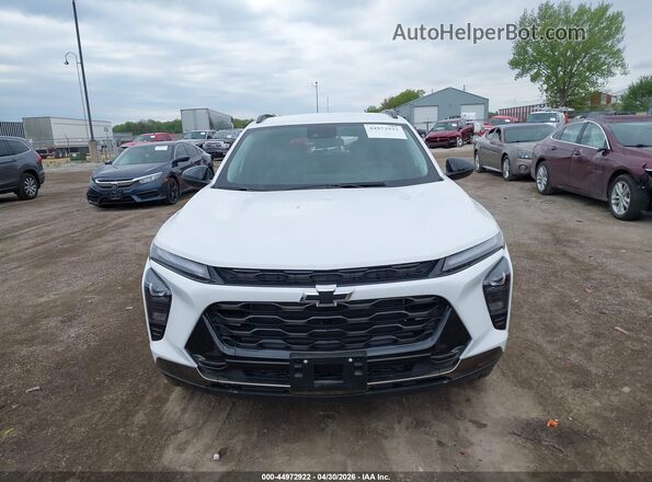 KL77LKEP5TC075378 2026 CHEVROLET TRAX White Vista del cuadro de instrumentos