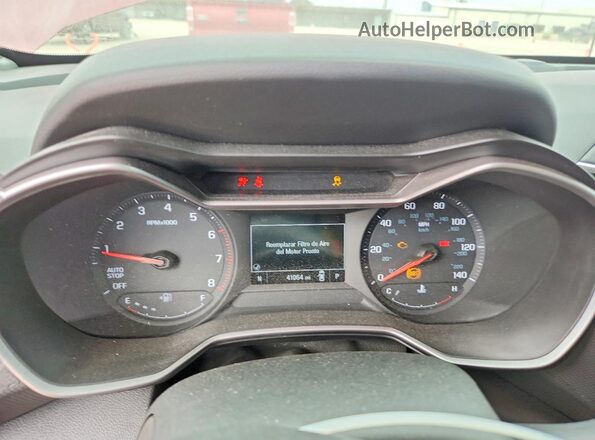 KL79MMS22MB123906 2021 CHEVROLET TRAILBLAZER Maroon Widok zestawu wskaźników