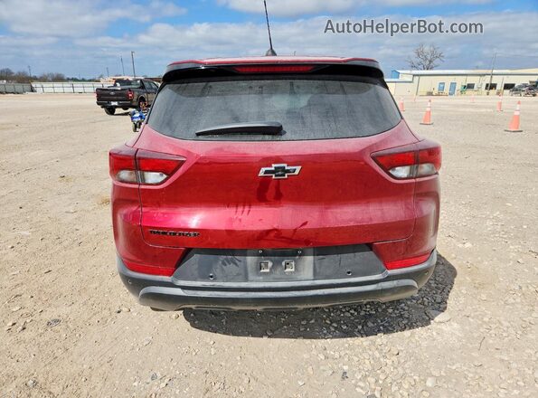KL79MMS22MB123906 2021 CHEVROLET TRAILBLAZER Maroon Widok z tyłu