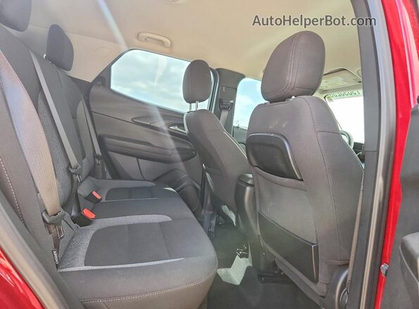 KL79MMS22MB123906 2021 CHEVROLET TRAILBLAZER Maroon Widok wnętrza z tyłu