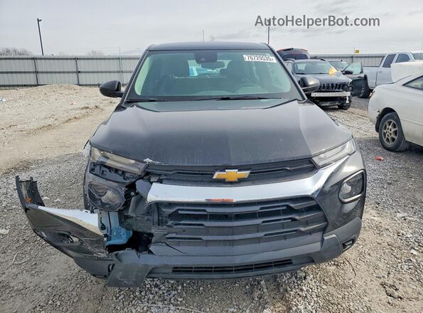 KL79MMS22NB105245 2022 CHEVROLET TRAILBLAZER Black Widok z przodu