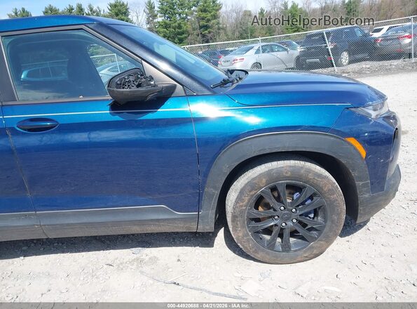 KL79MMS25MB106792 2021 CHEVROLET TRAILBLAZER Blue Вид спереду