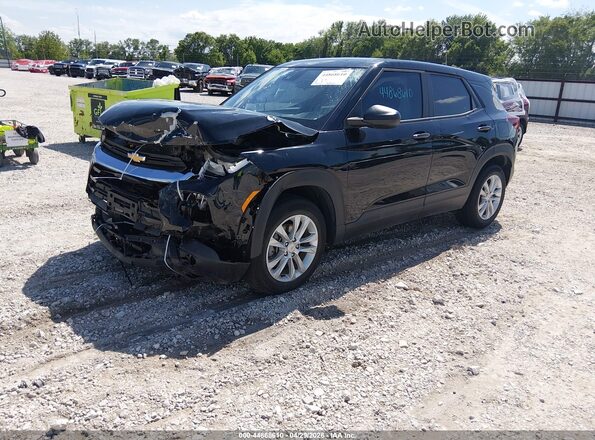 KL79MMS26MB032735 2021 CHEVROLET TRAILBLAZER Black Vista tres cuartos delantera izquierda
