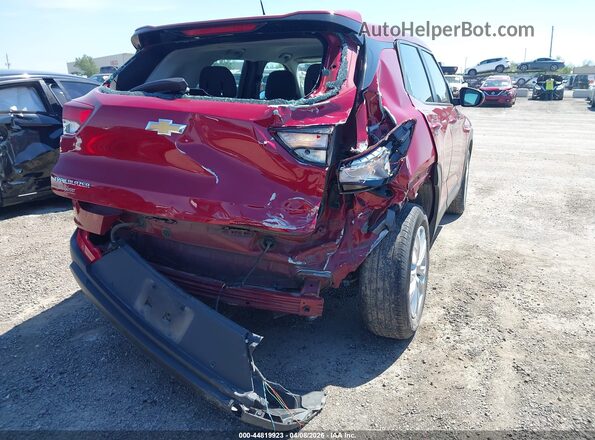 KL79MMS28MB144307 2021 CHEVROLET TRAILBLAZER Maroon 