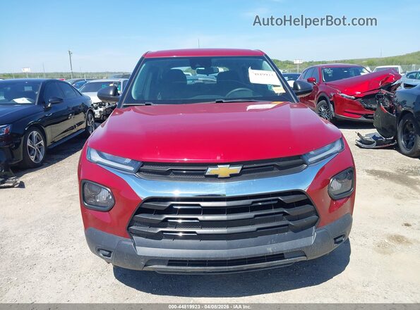 KL79MMS28MB144307 2021 CHEVROLET TRAILBLAZER Maroon 
