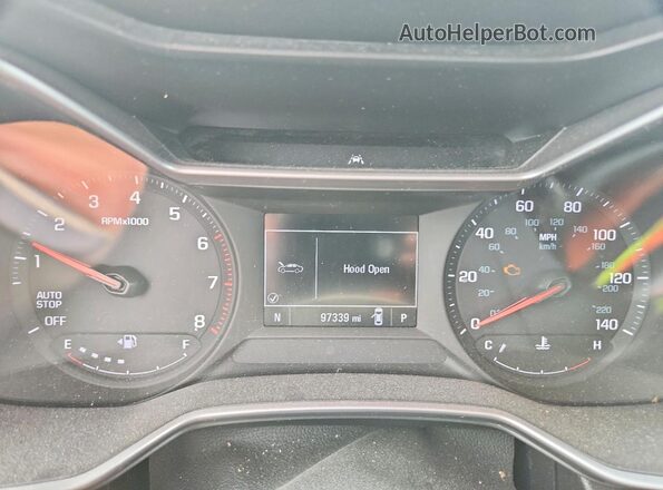 KL79MMS2XMB096499 2021 CHEVROLET TRAILBLAZER Red Widok zestawu wskaźników