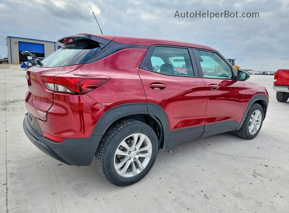KL79MMS2XMB096499 2021 CHEVROLET TRAILBLAZER Red Tył prawy