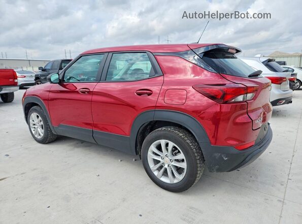 KL79MMS2XMB096499 2021 CHEVROLET TRAILBLAZER Red Tył lewy