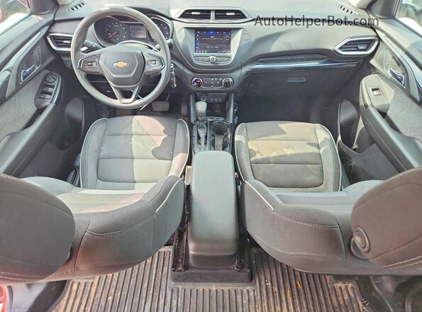 KL79MMS2XMB096499 2021 CHEVROLET TRAILBLAZER Red Widok deski rozdzielczej
