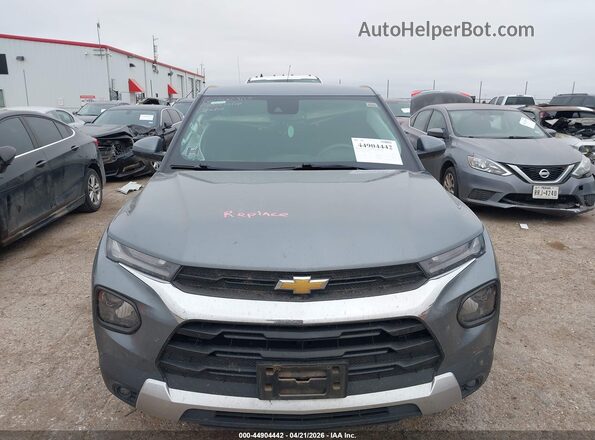 KL79MPS25MB046207 2021 CHEVROLET TRAILBLAZER Gray Front view