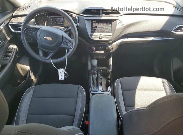 KL79MPSL3NB061086 2022 CHEVROLET TRAILBLAZER Black Առջևի վահանակի տեսք