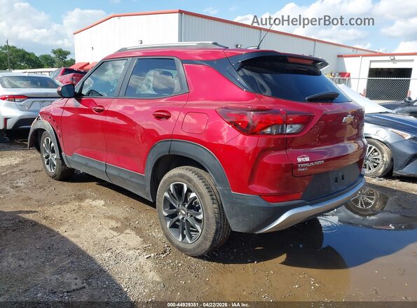 KL79MRSL6MB144876 2021 CHEVROLET TRAILBLAZER Red უკანა მარცხენა