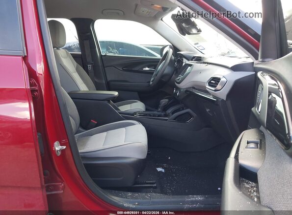 KL79MRSL6MB144876 2021 CHEVROLET TRAILBLAZER Red წინა სალონის ხედი