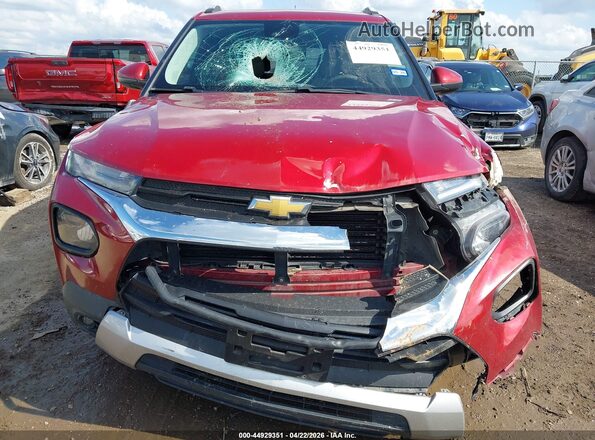 KL79MRSL6MB144876 2021 CHEVROLET TRAILBLAZER Red წინა ხედი