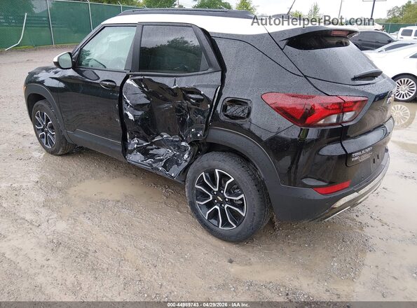 KL79MSSL7MB147583 2021 CHEVROLET TRAILBLAZER Black უკანა მარცხენა