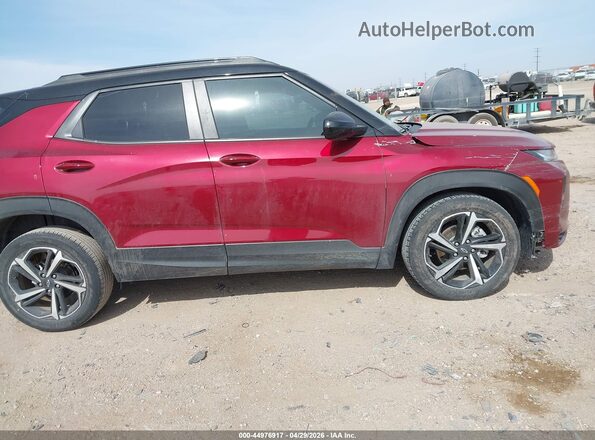 KL79MTSL3NB105578 2022 CHEVROLET TRAILBLAZER Red 