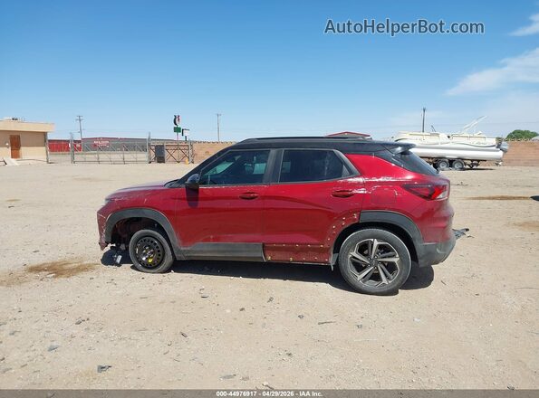 KL79MTSL3NB105578 2022 CHEVROLET TRAILBLAZER Red 