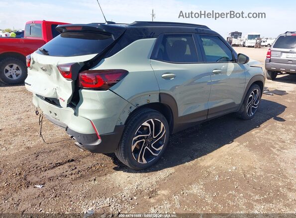 KL79MTSL3RB038714 2024 CHEVROLET TRAILBLAZER Зеленый Задняя правая четверть