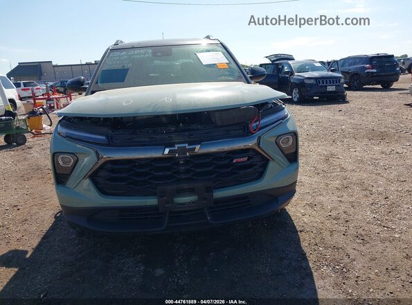 KL79MTSL3RB038714 2024 CHEVROLET TRAILBLAZER Зеленый Вид задней части салона