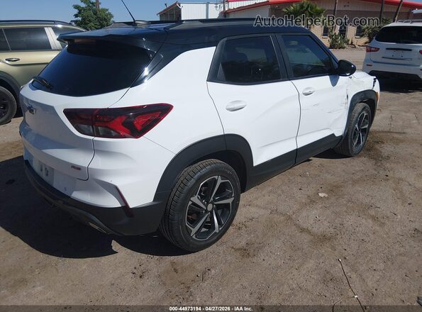 KL79MTSL5MB091763 2021 CHEVROLET TRAILBLAZER White Rear right