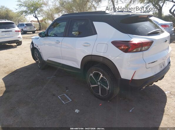 KL79MTSL5MB091763 2021 CHEVROLET TRAILBLAZER White Rear left