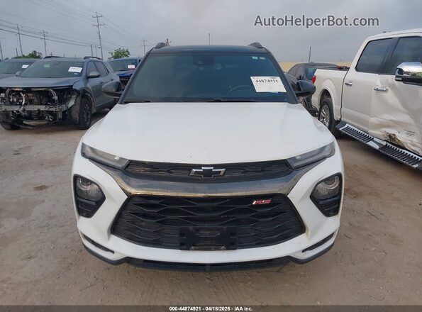 KL79MTSL6MB087821 2021 CHEVROLET TRAILBLAZER White Vista del cuadro de instrumentos