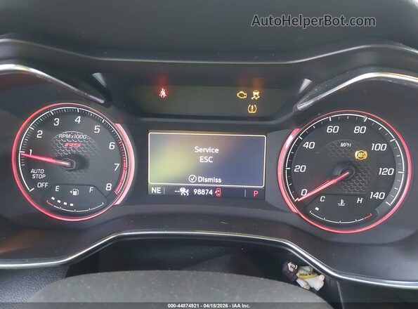 KL79MTSL6MB087821 2021 CHEVROLET TRAILBLAZER White Vista de los asientos traseros