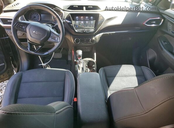 KL79MTSL6NB139501 2022 CHEVROLET TRAILBLAZER Black Widok deski rozdzielczej